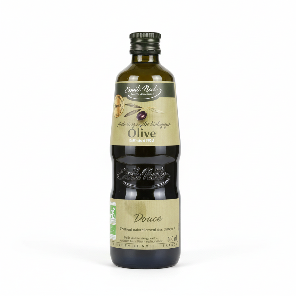 émile Noël -- Huile d'olive vierge extra douce bio (origine Tunisie) - 500 ml