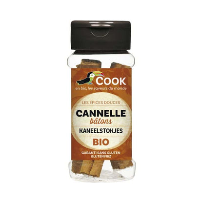 Cook épices -- EOL Cannelle en tuyaux bio (origine Madagascar) - 12 g