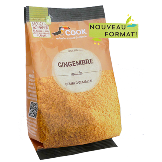 EOL Gingembre moulu bio (sachet économique) - 1